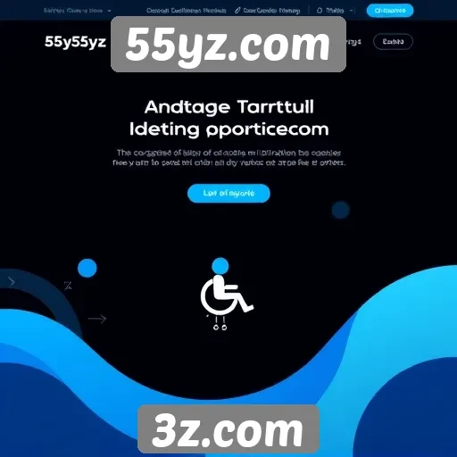 Acessibilidade e design do site 55yz.com